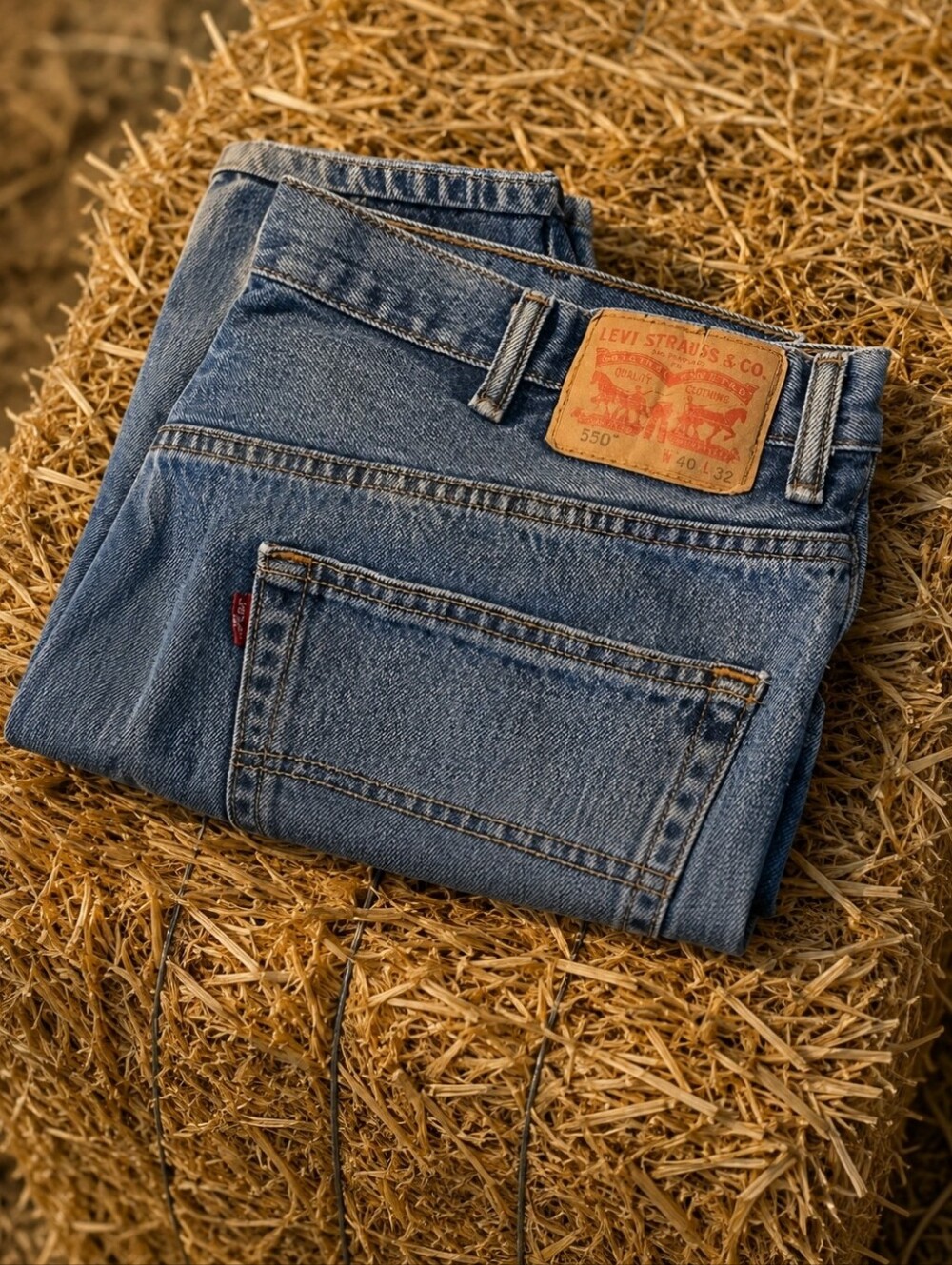 Levi's Men's Denim Jeans 550 W40 x L32 Work Pants Classic Rugged Style 40x31